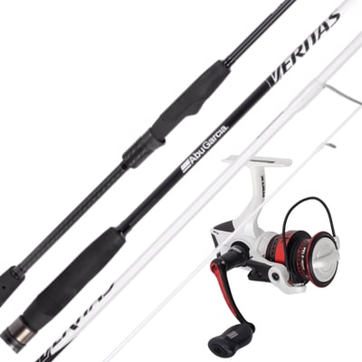 Abu Garcia Veritas VRT5 702L Spin Rod 7' 2pc 2-4kg 1-10gm + Abu Max Pro 2500 Spinning Reel