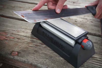 AccuSharp Deluxe Tri-Stone Knife Sharpener