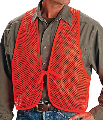 Allen Safety Vest - Blaze Orange Mesh