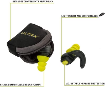 Allen Ultrx Shift Adjustable Ear Plugs NRR 12-25dB