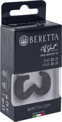 Beretta Mini Headset E2 Hearing Protection Black