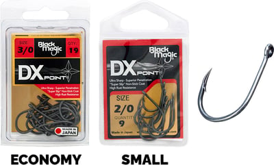Black Magic DX Point Hooks Small