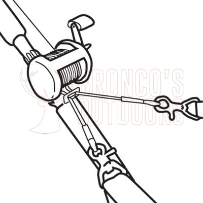 Black Magic Harness Reel Clip Quantity 2