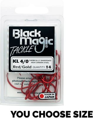 Black Magic Tackle KL Red Hooks