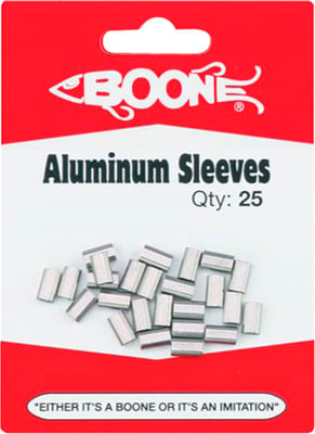Boone Aluminium Crimp Sleeves 25 Pack