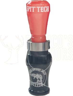 Buck Gardner Spitfire Duck Call 1 1/2 Reed Acrylic Black / Red