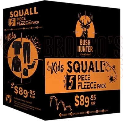 Bush Hunter Squall Kids 5-Piece Fleece Pack