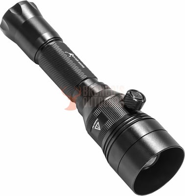 Bushgear BG-500Z 3 LED Zoomable Flashlight + 18650 Batteries + Charger + Remote Switch + Scope Mount
