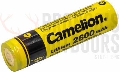 Camelion 18650 Rechargeable Lithium-Ion Battery 3.7V 2600mAh