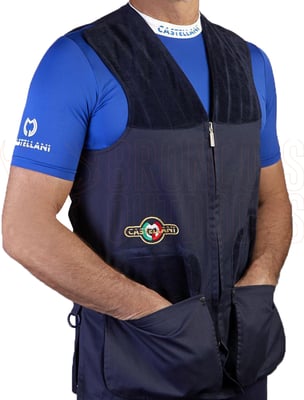 Castellani Ambidextrous Shooting Vest Navy