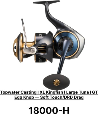 Daiwa 25 Saltiga Spinning Reel