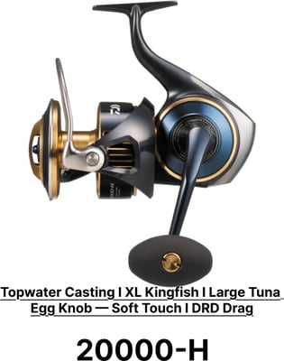 Daiwa 25 Saltiga Spinning Reel