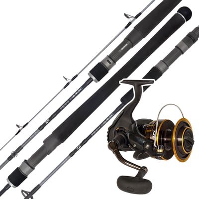 Daiwa BG 5000 Spinning Reel + TD Saltwater 7'6'' PE5 Rod