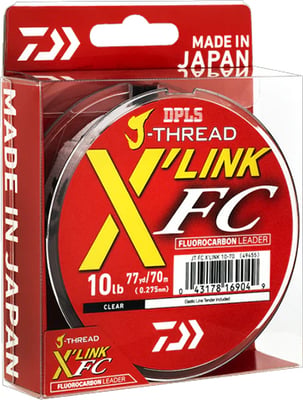 Daiwa J-Thread FC X-Link Fluorocarbon Leader 20LB