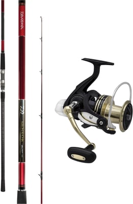 Daiwa Sensor Wave Surf Rod 8-15kg 14' 3pc + Daiwa Windcast 6000 Spin Reel