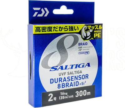 Daiwa UVF Saltiga Durasensor X8 +Si2 Braided Line