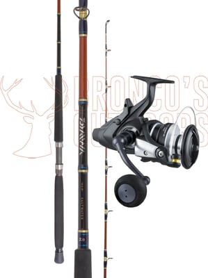 Daiwa VIP Rod 7' 12-20lb + Daiwa Free Swimmer BR Spinning Reel 5000 + Nylon Fishing Line
