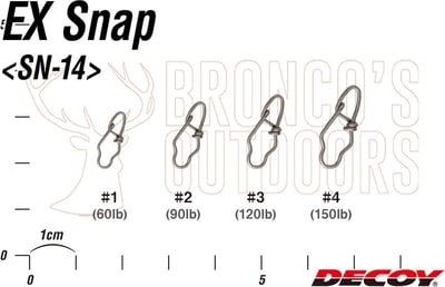 Decoy EX Snap Fishing Connector