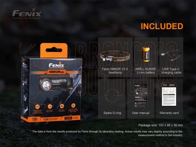 Fenix HM50R V2.0 Headlamp 700 Lumens