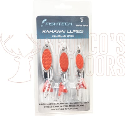 Fishtech Kahawai Lures 24gm + 32gm + 42gm