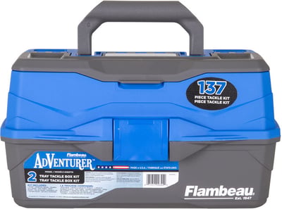 Flambeau Classic 2 Tray Tackle Box Blue