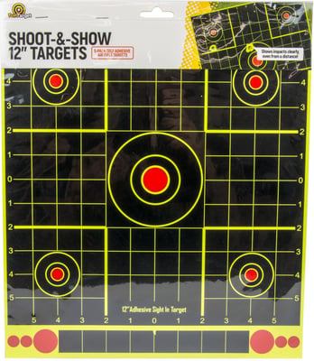 Fun Target Shoot & Show Targets 12" 5 Pack