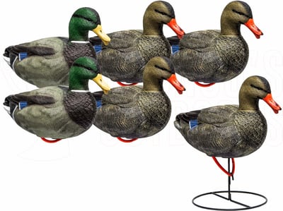 Game on Full Body Mallard Field Decoys Family Pack