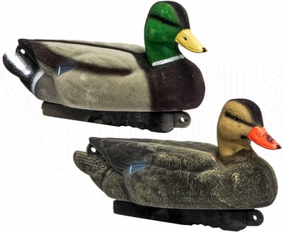 Game on Mallard Flocked Magnum Decoy 6 Pack 20"