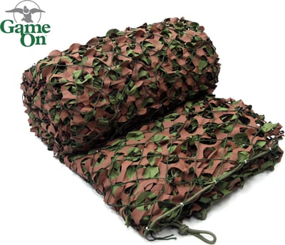 Game on Mesh Backed Camo Net 3m X 3m