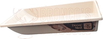 Game on Tan Decoy Sled with Rope