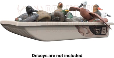 Game on Tan Decoy Sled with Rope