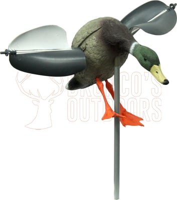 Game on Wind Driven Landing Mallard Duck Decoy 18.5"