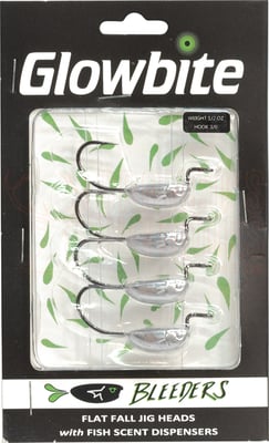 Glowbite Bleeder Jig Head 3/0 3 Hook