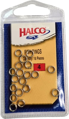 Halco Fish Split Ring Sizes 4, 5, 6, or 7