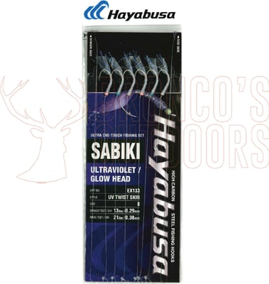 Hayabusa EX133 UV Twist Skin Sabiki Rig