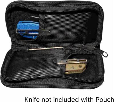 Honey Badger Nylon Zipper Pouch Black