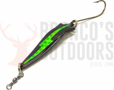 Kilwell Toby Flash Lure Single Hook Flasher Green