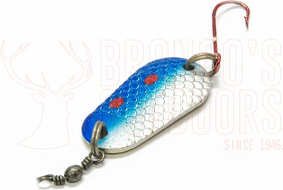 Kilwell Zed Spinner Single Hook Silver Blue 7gm