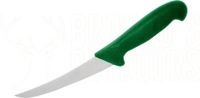 Knifekut 9013 Curved Boning Knife 5" Green