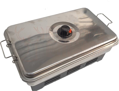 Monster Fish Smoker Double Tray Stainless Steel