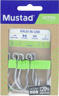 Mustad Kaiju 35100UN-TS In-Line Hook