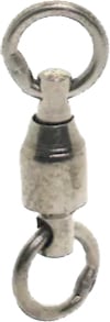 Mustad MA029-BN Ball Bearing Swivel with Welded Ring