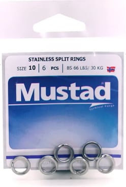 Mustad MA033 Stainless Steel Split Ring