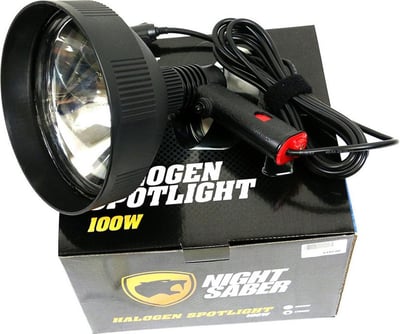 Night Saber Coil Cord Halogen Spotlight 175mm 100W