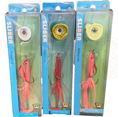 Ocean Angler Slider Fishing Lure Clear Package 40gm