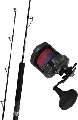 Okuma Cortez Jig Rod 5' 1 Piece 300gm + Okuma Cortez CZ-10CS Star Drag Overhead Reel PE5 250m
