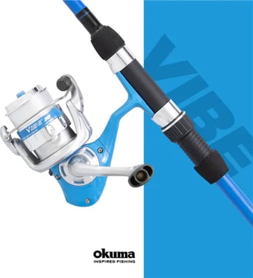 Okuma Vibe Kids Spinning Rod and Reel Combo 6'0" 2 Piece 25 Reel