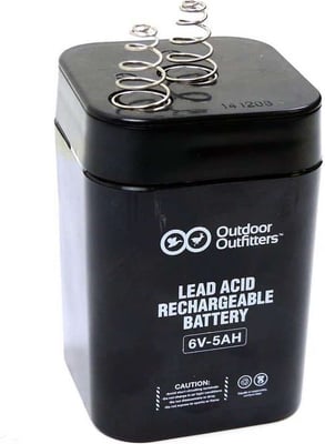 Outdoor Outfitters Rechargeable Battery 6V 5AH