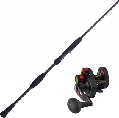 Penn Fathom 10XNLD Lever Drag Reel + Penn Battalion II Slow Pitch Overhead Rod 6'8" PE:3