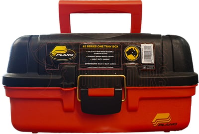 Plano 6101 One-Tray Tackle Box + Berkley Octopus Beak Hook 50 Hooks